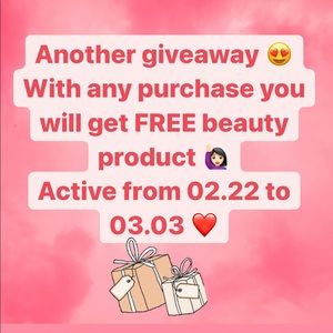 Giveaway 🎉 02/22-03/03